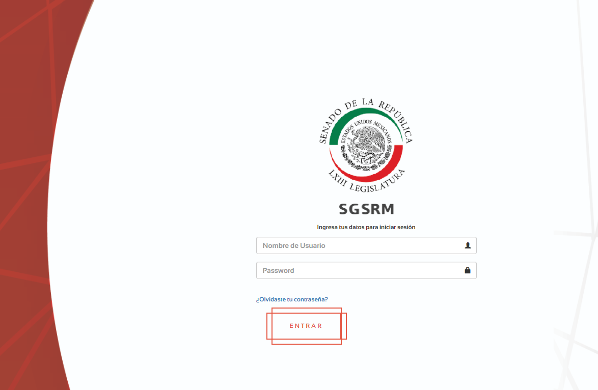 SGSRM - sistema de gestión gubernamental