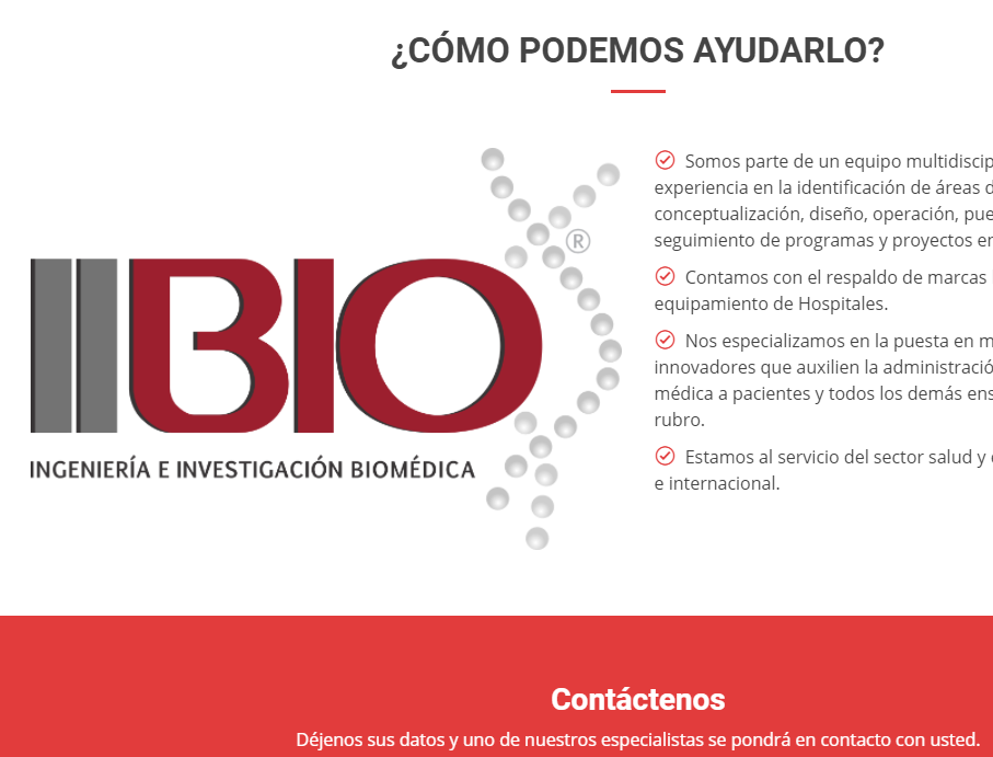 BIO - Ingeniería e Investigación Biomédica